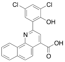 2-(3,5-Dichloro-2-hydroxyphenyl)-benzo[h]quinoline-4-carboxylic Acid
