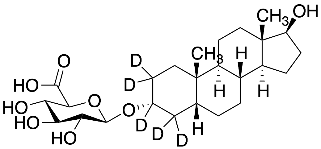 5beta-Androstane-3alpha,17beta-diol-d5 3-O-beta-D-Glucuronide