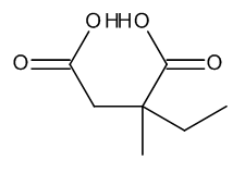 (2RS)-2-Ethyl-2-methylbutanedioic Acid - CAS No. 631-31-2 (2RS)-2-Ethyl-2-methylbutanedioic Acid