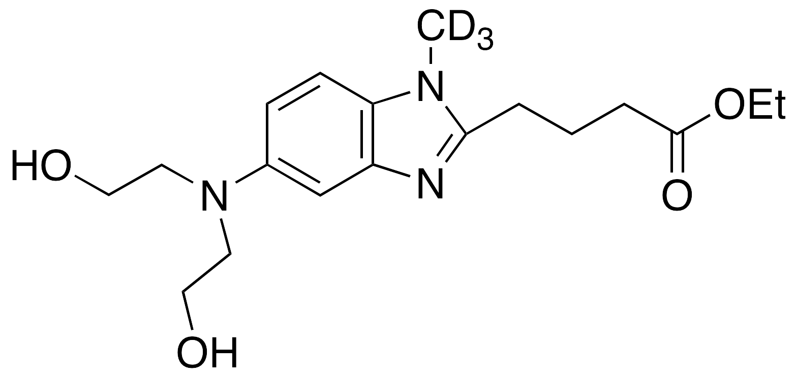 [1-Methyl-5-bis(2’-hydroxyethyl)aminobenzimidazolyl-2]butanoic Acid Ethyl Ester-d3