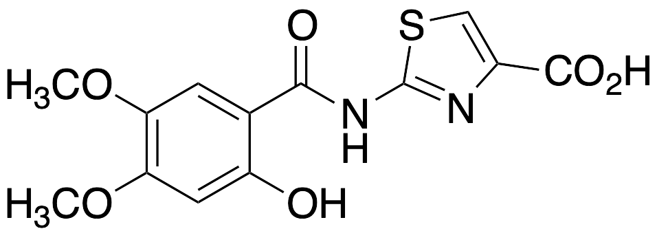 2-[(2-Hydroxy-4,5-dimethoxybenzoyl)amino]-4-thiazolecarboxylic Acid (>90%)