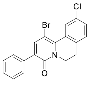 1-Bromo-10-chloro-6,7-dihydro-3-phenyl-4H-benzo[a]quinolizin-4-one