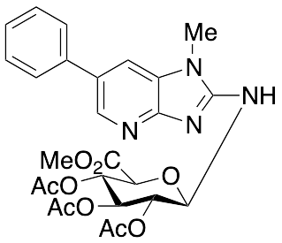 2-Amino-1-methyl-6-phenylimidazo[4,5-b]pyridine N-Beta-D-Glucuronide Triacetate