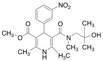 [R,S]-1,4-Dihydro-2,6-dimethyl-4-(3-nitrophenyl)-3,5-pyridinedicarboxylic acid, 11-methyl-11-(2-hydroxy-2-methyl) Propylamide Methyl Ester
