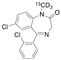 Chlorodiazepam-13C,D3