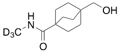 4-Hydroxymethylbicyclo[2.2.2]octane-1-carboxylic Acid Methylamide-d3