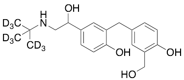 alpha-[[(1,1-Dimethylethyl)amino]methyl]-4-hydroxy-3-[[4-hydroxy-3-(hydroxymethyl)phenyl]methyl]-benzenemethanol-d9