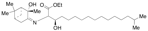 3-Hydroxy-2-[(E)-[(1S,2S,5S)-2-hydroxy-2,6,6-trimethylbicyclo[3.1.1]hept-3-ylidene]amino]-15-methyl-hexadecanoic Acid Ethyl Ester