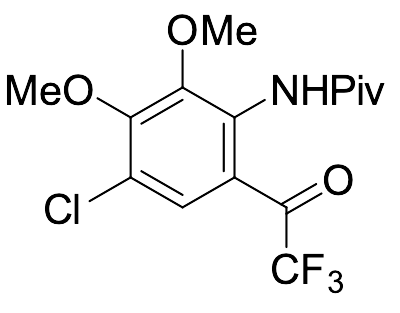 N-(4-Chloro-2,3-dimethoxy-6-(2,2,2-trifluoroacetyl)phenyl)pivalamide