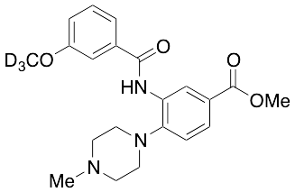 3-[(3-Methoxybenzoyl)amino]-4-(4-methyl-1-piperazinyl)benzoic Acid Methyl Ester-d3