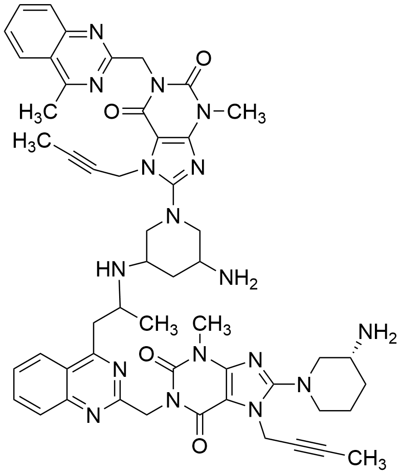 Linagliptin Dimer Impurity 1 (Mixture of Diastereomers)