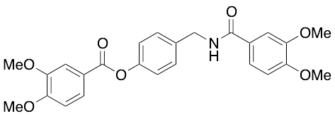 4-((3,4-Dimethoxybenzamido)methyl)phenyl 3,4-dimethoxybenzoate