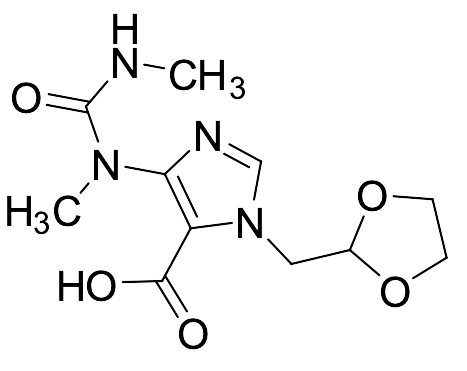 1-((1,3-Dioxolan-2-yl)methyl)-4-(1,3-dimethylureido)-1H-imidazole-5-carboxylic Acid