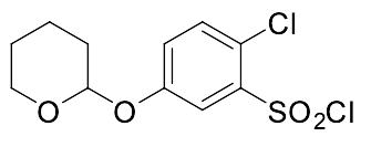 2-Chloro-5-((tetrahydro-2H-pyran-2-yl)oxy)benzenesulfonyl Chloride