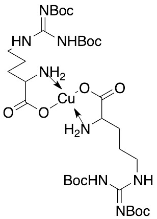 Bis[N5-[bis[[(1,1-dimethylethoxy)carbonyl]amino]methylene]-L-ornithinato-κN2,κO1]-copper