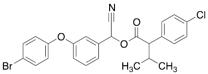 (3-(4-bromophenoxy)phenyl)(cyano)methyl 2-(4-chlorophenyl)-3-methylbutanoate