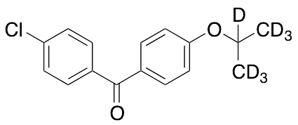 (4-Chlorophenyl)[4-(1-methylethoxy)phenyl]methanone-D7(Fenofibrate Impurity)