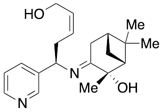 (1R,2S,5R)-3-[[(1S,3Z)-5-Hydroxy-1-(3-pyridinyl)-3-penten-1-yl]imino]-2,6,6-trimethyl-bicyclo[3.1.1]heptan-2-ol