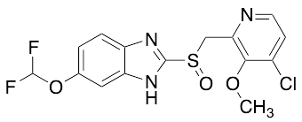 2-{[(4-Chloro-3-methoxy-2-pyridinyl)methyl]sulfinyl}-6-(difluorom ethoxy)-1H-benzimidazole