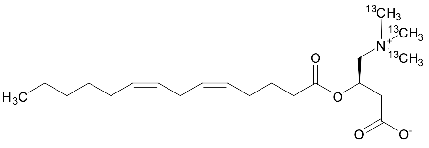 (5Z,8Z)-Tetradecadienoylcarnitine-13C3