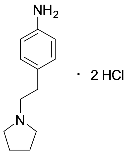 {4-[2-(1-Pyrrolidinyl)ethyl]phenyl}amine Dihydrochloride