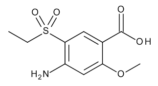 4-Amino-5-(ethylsulphonyl)-2-methoxybenzoic Acid