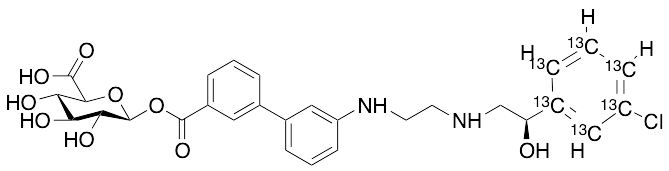 Solabegron Acyl Glucuronide-13C6