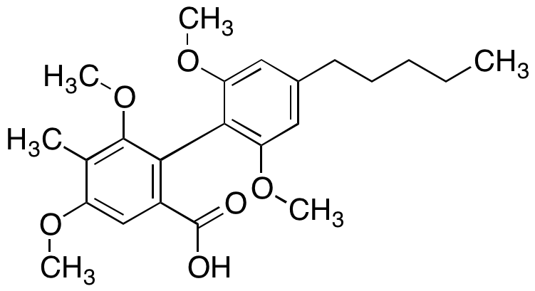 2’,4,6,6’-Tetramethoxy-5-methyl-4’-pentyl-[1,1’-biphenyl]-2-carboxylic Acid