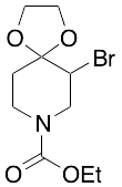 6-Bromo-1,4-dioxa-8-azaspiro[4.5]decane-8-carboxylic Acid Ethyl Ester