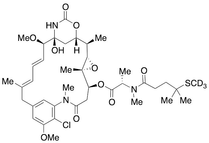 N2'-Deacetyl-N2'-(4-methyl-4-methylthio-1-oxopentyl)maytansine-d3