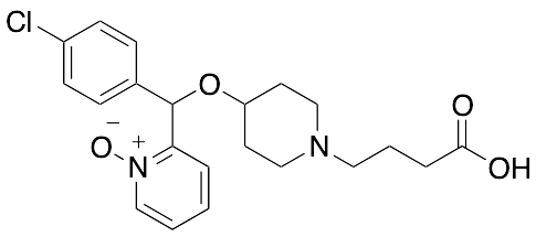 (S)-2-(((1-(3-carboxypropyl)piperidin-4-yl)oxy)(4-chlorophenyl) methyl)pyridine 1-oxide