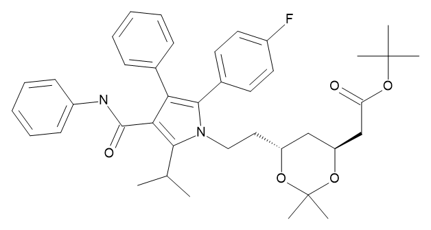 10-trans-Atorvastatin Acetonide tert-Butyl Ester (>90%)