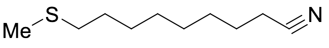9-Methylthiononanonitrile
