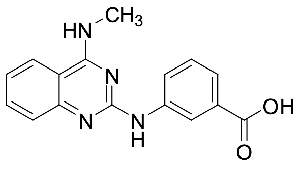 3-[[4-(Methylamino)-2-quinazolinyl]amino]benzoic Acid