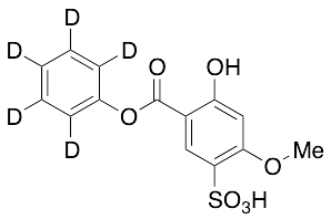 Phenyl 2-Hydroxy-4-methoxy-5-sulfobenzoate-d5