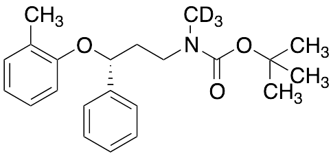 Methyl[3-​(2-​methylphenoxy)​-​3-​phenylpropyl]​carbamic Acid-D3 1,1-Dimethylethyl Ester