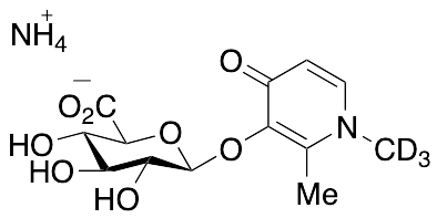 Deferiprone-d3 3-O-beta-D-Glucuronide Ammonium Salt