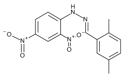 2,5-Dimethylbenzaldehyd-2,4-dinitrophenylhydrazone 100 µg/mL in Acetonitrile