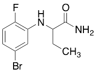 2-[(5-Bromo-2-fluorophenyl)amino]butanamide