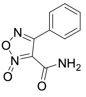 3-Carbamoyl-4-phenyl-1,2,5-oxadiazol-2-ium-2-olate