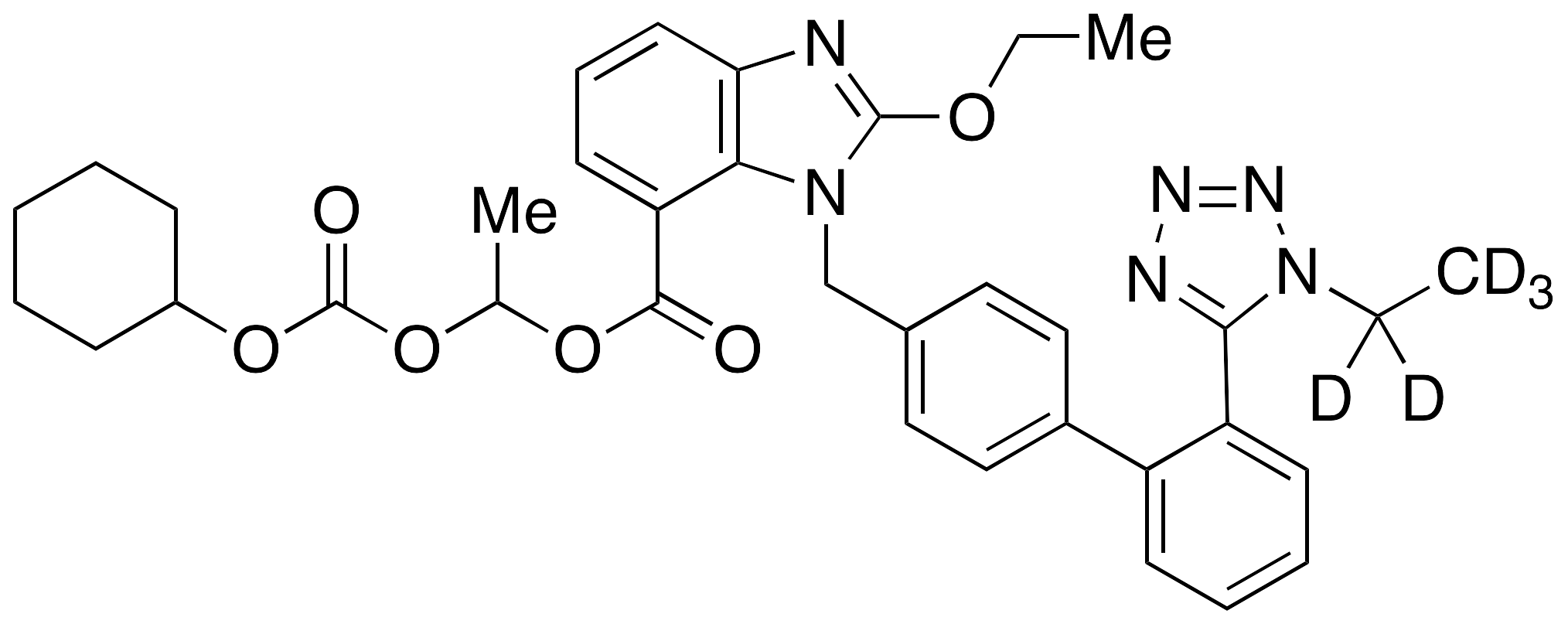 1H-1-Ethyl-d5 Candesartan Cilexetil