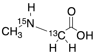 2-(Methylamino)acetic Acid-13C,15N