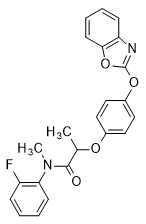 2-[4-(2-Benzoxazolyloxy)phenoxy]-N-(2-fluorophenyl)-N-methylpropanamide