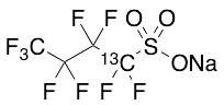 Nonafluoro-1-butanesulfonic Acid-13C Sodium Salt