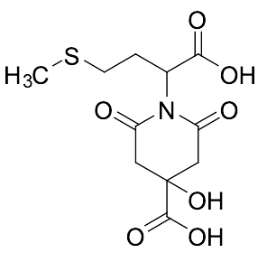 1-(1-Carboxy-3-(methylthio)propyl)-4-hydroxy-2,6-dioxopiperidine-4-carboxylic Acid