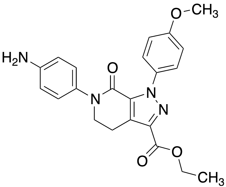 Ethyl 6-​(4-​Aminophenyl)​-​1-​(4-methoxyphenyl)​-​7-​oxo-​4,​5,​6,​7-​tetrahydro-​1H-​pyrazolo[3,​4-​c]​pyridine-​3-​carboxylate
