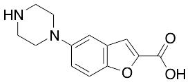 5-(1-Piperazinyl)benzofuran-2-carboxylic Acid