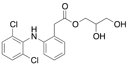 2,3-Dihydroxypropyl 2-[2-[(2,6-dichlorophenyl)amino]phenyl]acetate