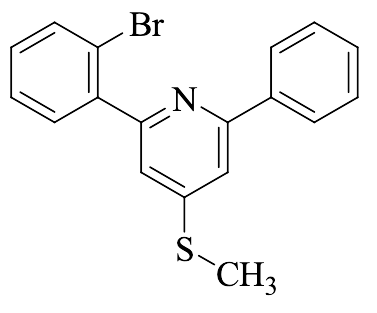 2-​(2-​Bromophenyl)​-​4-​methylsulfanyl-​6-​phenylpyridine