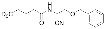 3-Benzyloxy-Alpha-(N-butyryl-d3)-aminopropionitrile